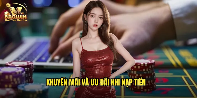 Khuyến mãi và ưu đãi khi nạp tiền